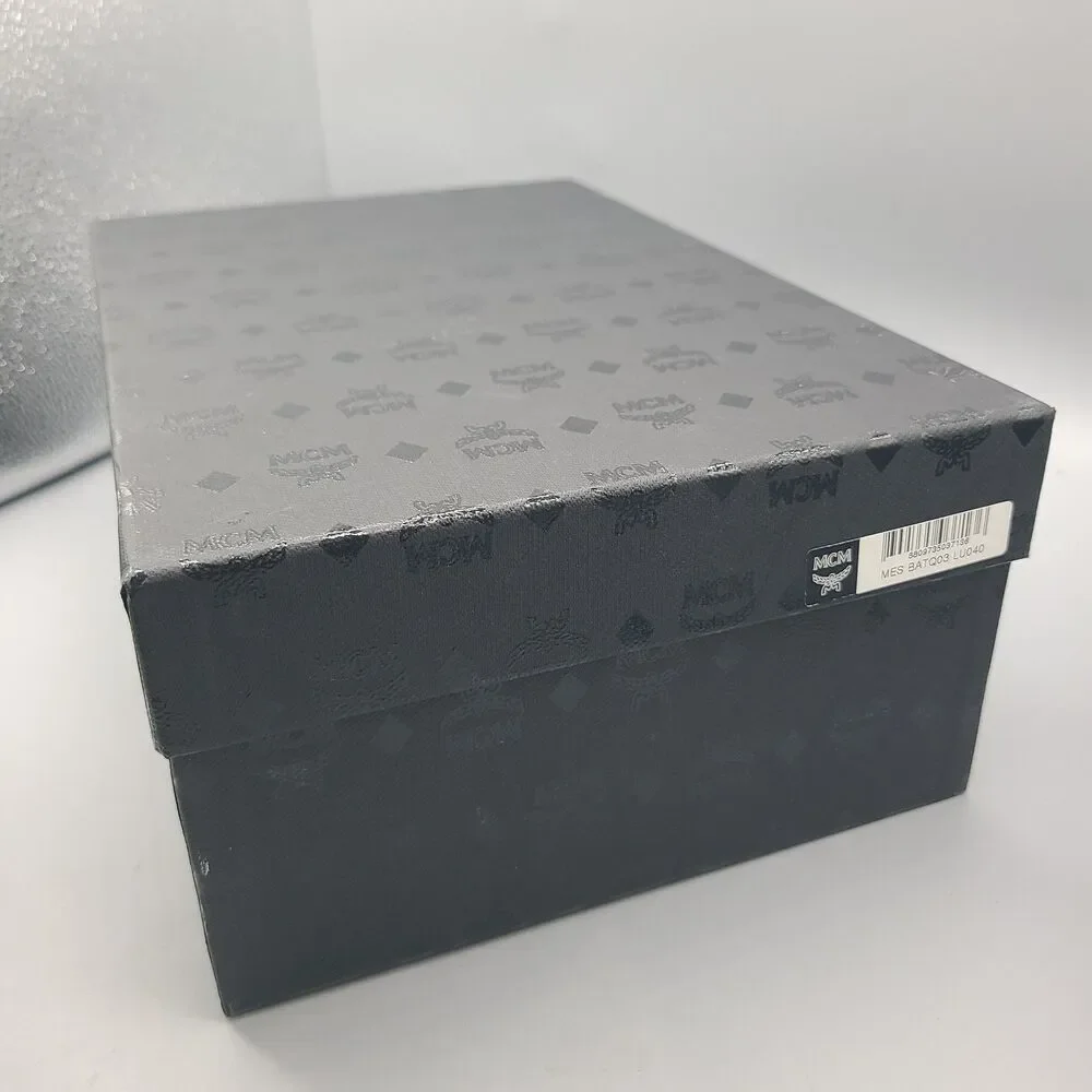 MCM Shoe Box (Empty) Black Logo 12.5